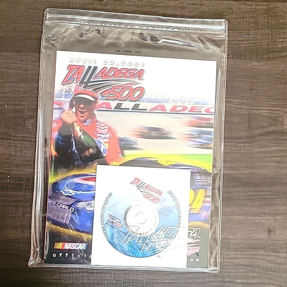 2001 Nascar Program- Talladega 500